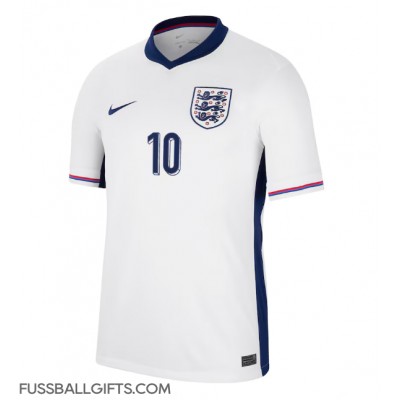 England Jude Bellingham #10 Fußballbekleidung Heimtrikot EM 2024 Kurzarm England Jude Bellingham #10 Fußballbekleidung Heimtrikot EM 2024 Kurzarm